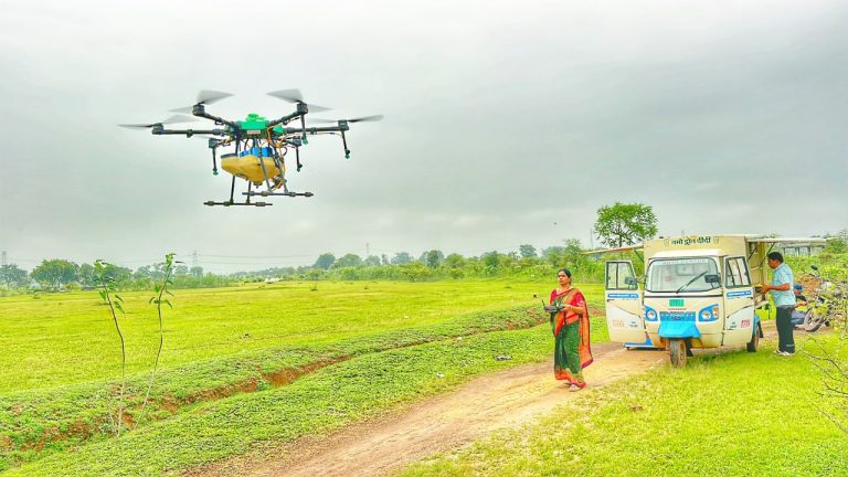 janjgir-champa-drone-didi-hemlata-manhar-namo-drone-didi