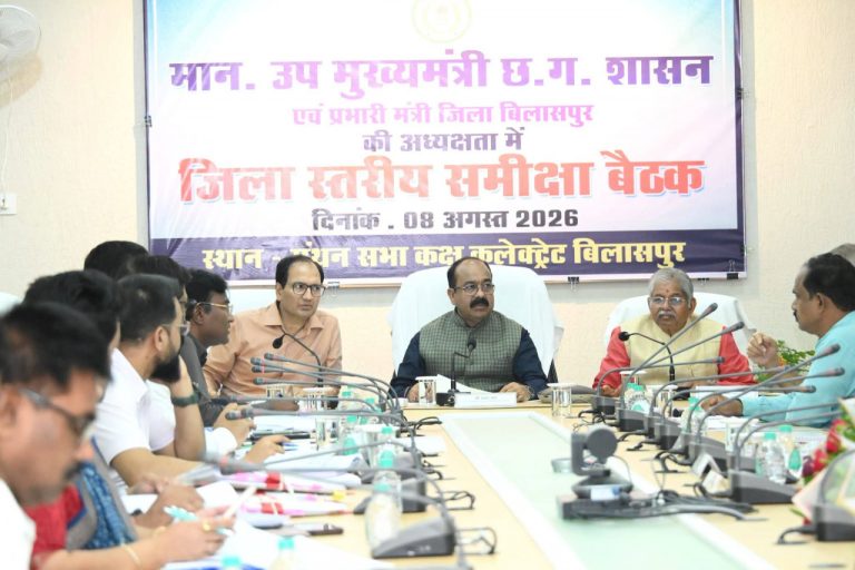 arun-sao-bilaspur-development-review-road-electric-poles-2026
