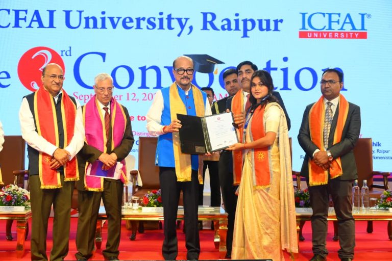 icfai-university-raipur-convocation-ramen-deka-2026