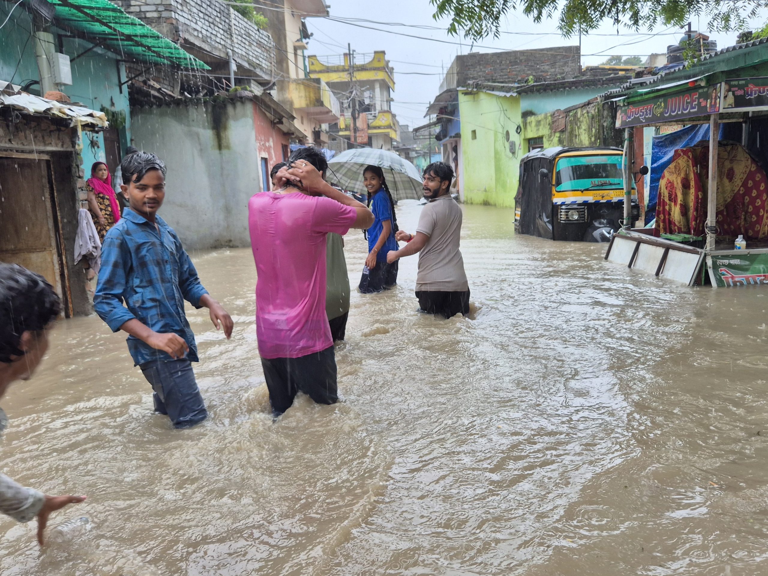 korba-heavy-rain-waterlogging-drainage-system
