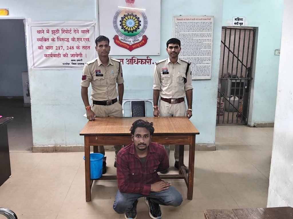 रायगढ़ में वाहन चोरी का आरोपी गिरफ्तार
