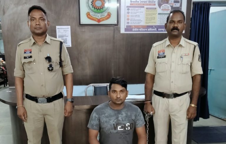 raigarh-jspl-scrap-theft-aziz-khan-arrest