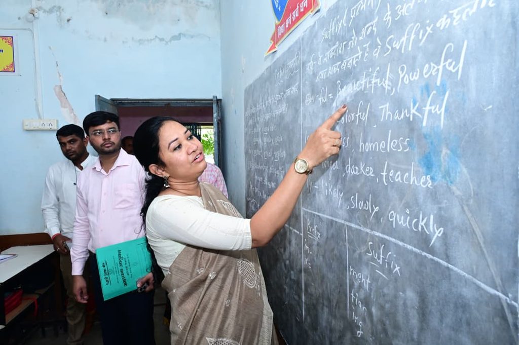 बिलाईगढ़ में कलेक्टर का निरीक्षण