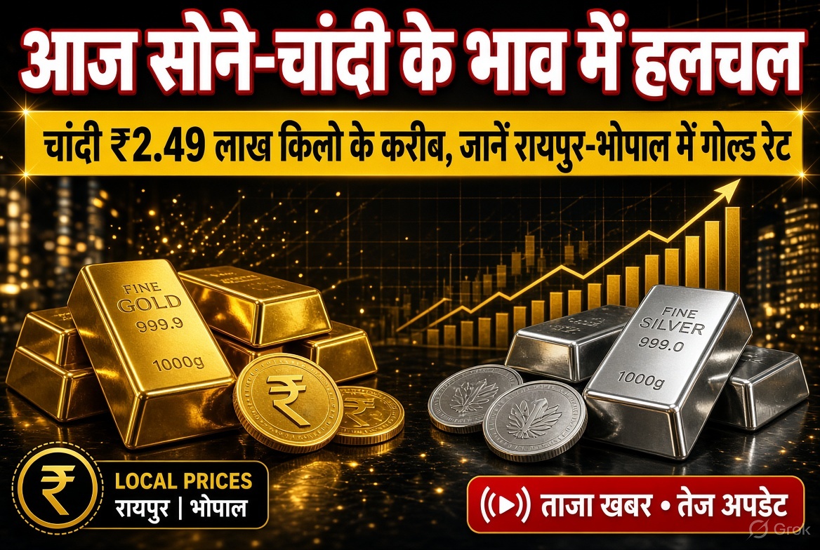 today-chhattisgarh-news-gold-silver-rate-raipur-bhopal-indore