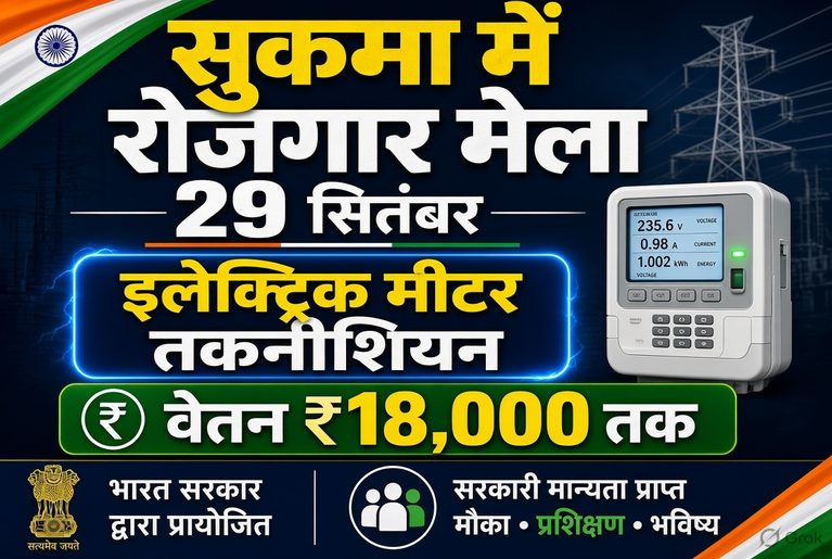 today-sukma-news-rojgar-mela-29-september-2026-60-posts