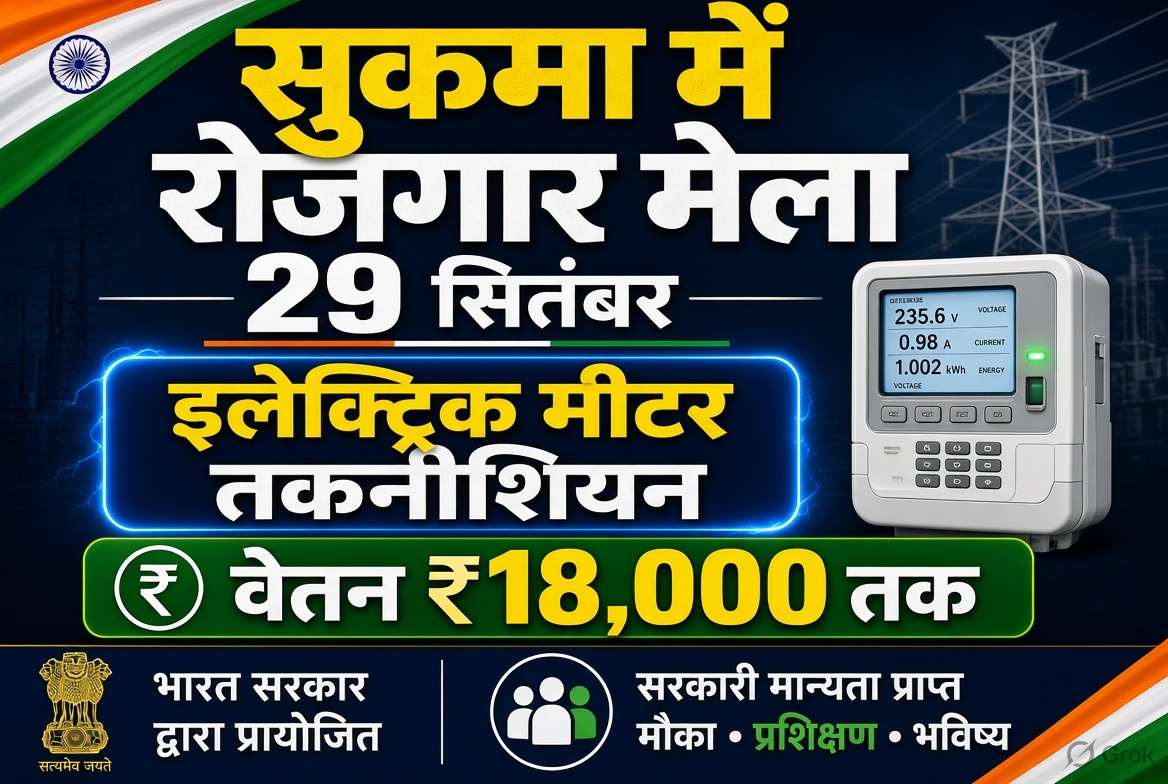 today-sukma-news-rojgar-mela-29-september-2026-60-posts
