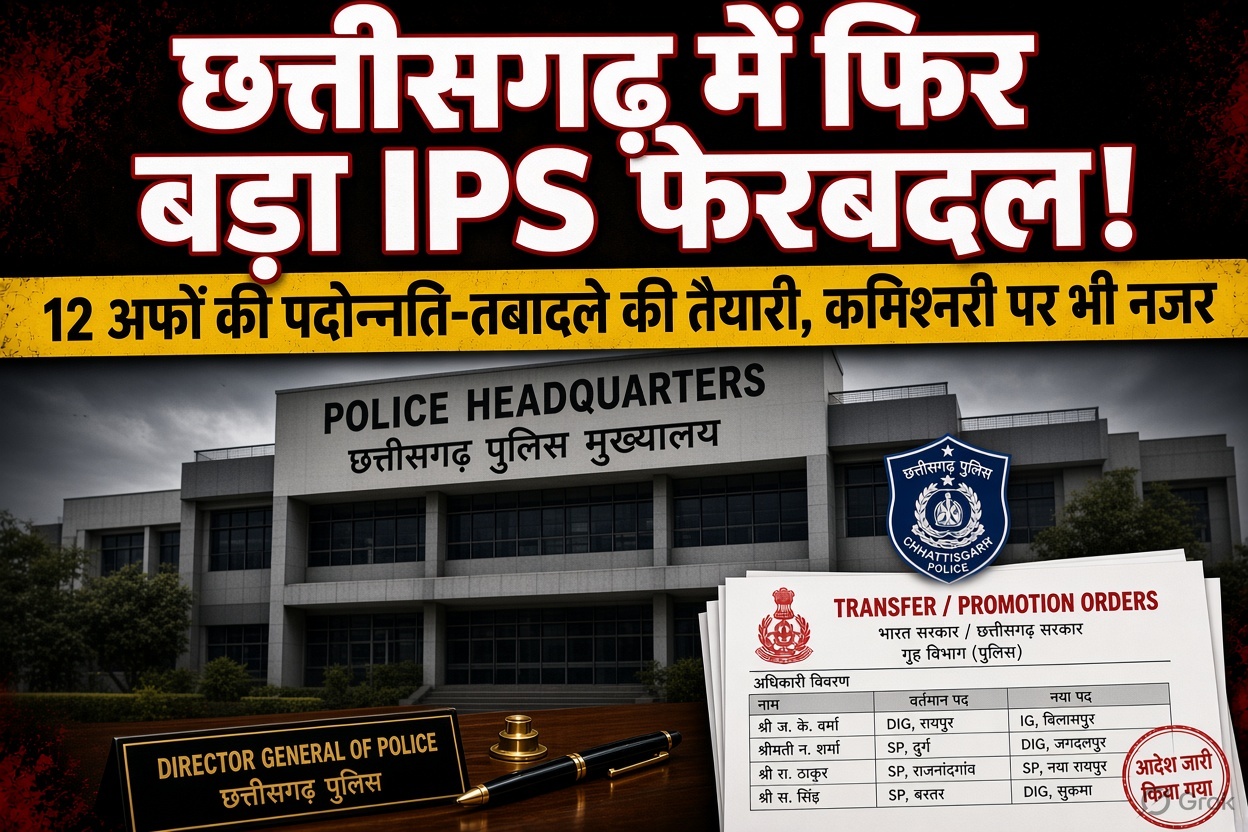 today-chhattisgarh-news-ips-promotion-transfer-2026