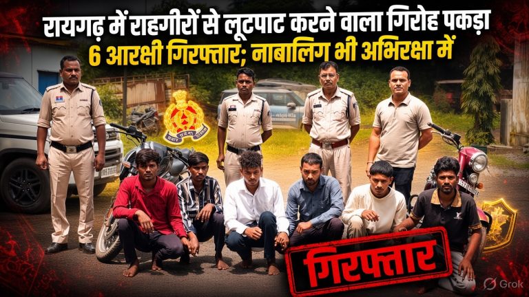 raigarh-robbery-gang-kotraroad-police-arrest